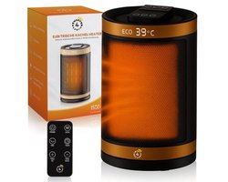 Twenty4seven® Elektrische Kachel - Keramische Ventilatorkachel - Verwarming voor Binnen - Mini Kacheltje - Heater met Draaifunctie, Timerfunctie & 1500W