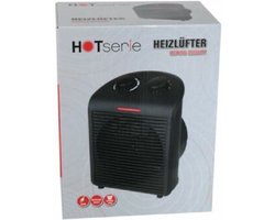 Ventilatorkachel 2000W zwart 2 standen