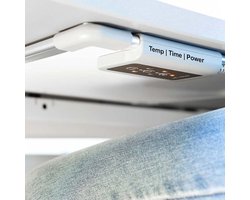VH infrarood paneel voor montage onder bureau - 100 watt - 3 warmte standen - Timerfunctie - infrarood verwarming - incl. voetjes - Gericht bijverwarmen