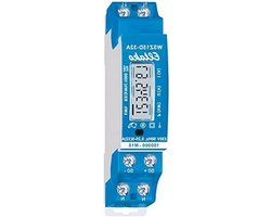 AC Meter - Stroommeter Digitale - Energie Verbruik Meten - MID Gecertificeerd - 32A - Blauw
