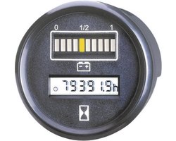 Bauser 830/008-028-0-1-003-1010 24VDC 1,73V/Z Digitaal inbouwmeetapparaat 0 - 99999.9 h