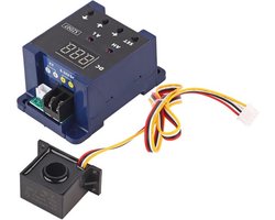 Dc Digitale Ampèremeter Dc Digitale Ampèremeter Plastic Dc Digitale Ampèremeter Stroomsensor Schakelaar Overlimietalarm Overbelastingsbeveiliging Szd07 Dc8‑35V