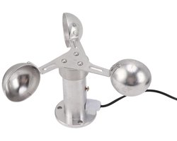 De Moi Energiemeter - Anemometer - Windsnelheid Bewakingssensor van Aluminiumlegering - 3 Bekers