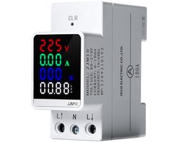 Digital Flow Meter DIN Rail 1 Fase 80-270V 100A
