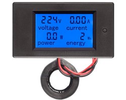 Digitale AC Voltmeter Ammeter Wattmeter Meter voor Stroomverbruik Meten 80-260V 100A