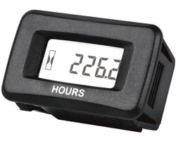 Digitale AC/DC Voedingsurenmeter voor Grasmaaiers en UTV's - Waterdicht en Eenvoudig te Installeren