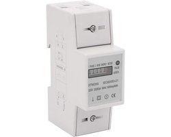 Digitale Eenfasige KWh Elektriciteitsmeter voor DIN-rail 220V - 20(80)A