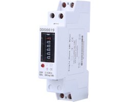 Digitale kWh Meter voor DIN-rail 1 Fase - Nauwkeurige 230V Energieverbruiksregistratie