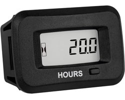 Digitale LCD Uurmeter voor AC/DC 5V tot 277V met Instelbare Starturen