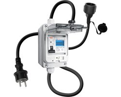 Digitale Stroommeter voor Stopcontact met LCD Display en Foutstroombeveiliging