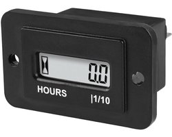 Digitale Uurmeter voor Motoren en Tuinmachines - Resetbaar, Batterijloos, LCD