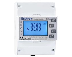 Drie Fase Elektrische Energiemeter 100 Amp kWh DIN-Rail Meter met Modbus RS485 RTU en LCD-touchscherm