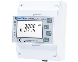 Eastron SDM630 Pulse MID - 3 Fase kWh meter - MID gekeurd - pulsuitang