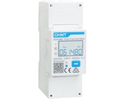 Eenfasige elektronische energiemeter 5(80)A directe verbinding DIN35mm met LCD-display