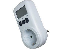 Energie verbruiks Kwh en kosten meter 230V/16A MAX. 3500W