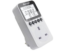 Energiekosten Meter met Backlight - Multifunctionele Vermogensmeter voor Thuisgebruik