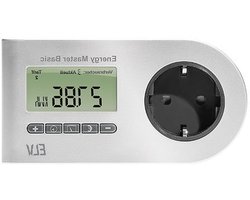 Energiekosten Meter - Stroomverbruik Meten - Energie Besparen - Zeer Laag Verbruik - Vanaf 0.1W - Wit