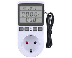 Energiekostenmeter met LCD-scherm en overbelastingsbeveiliging voor stopcontact