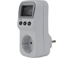 Energiekostenmeter met Overbelastingswaarschuwing en 2 Stroomprijzen