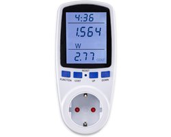 Energiekostenmeter voor Stopcontact - Verbruik & Stroomkosten meten tot 3680W