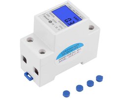 Energiemeter 5-32A 230V LCD weerstand 35mm DIN-beugel enige fase