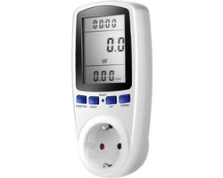 Energiemeter – Verbruiksmeter – Energiekostenmeter – KWh meter – Stroomverbruik meter – Elektriciteitsmeter – Energiekosten - Stopcontact – Meerdere functies- Speciaal voor Belgische penaarde!