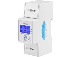 Energiewattmeter Digitale LCD Eenfase Energieteller 5-80A 230V DIN-rail
