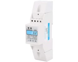 Enkelfasige Din-Rail Energiemeter met LCD Display | Digitale kWh Meter 10(40)A