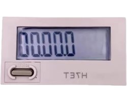 Frequentieteller - Meetinstrument - Elektrische Metingen - Nauwkeurig Display - 1x1x1 cm - Grijs