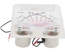 KARZO - Power Watt Meter, SWR Power Meter Dubbele Naald 60/300W Power Meter Zender met Achtergrondverlichting