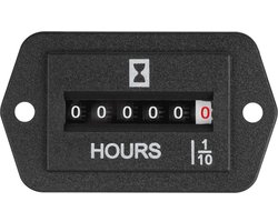 Mechanische Urenmeter voor Gebruikers van 6-80V, Waterdicht, Voor Dieselmotors, Tractoren, Generators, en Meer