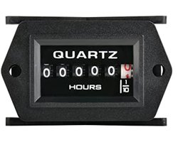 Mechanische Urenteller 8-80V Voor Tractoren, Generatoren, RV's en Grasmaaiers - Waterdicht en Batterijloos