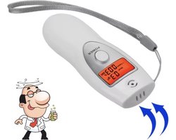 medj- Digitale Alcoholtester – Alcoholtesters - Blaastest Alcohol – Alcoholmeter – Geschikt voor o.a. Nederland, Frankrijk en België –