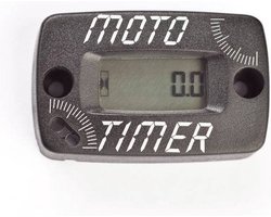 Motogroup Bedrijfsurenteller LCD-display 12,7 mm x 24,5 mm, cijferhoogte: 6 mm