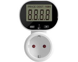 Nauwkeurige Stroommeter voor Stopcontact met Dubbel Tariefmeting 230V