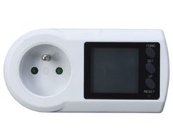 Profile – Energieverbruiksmeter – p1 Meter – voor Stopcontact – 16A / 3680W - Inzicht in je stroomverbruik – Met backupgeheugen en Dag/Nacht weergave