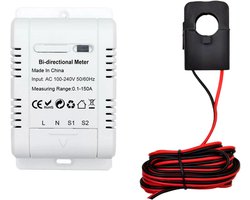 Slimme WiFi Energiemeter met Klemstroomsensor voor Tweeweg Meting en Monitoring