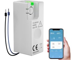 Slimme WLAN Stroommeter met Verbruiksmeting - Energiemeter voor Zonnepanelen & Tuya/Smart Life