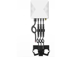 Stroomonderbreker Meter - Energie Monitor - Energie Verbruik - 3 Fase WiFi - 80A - Grijs