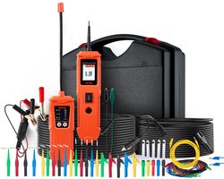 VEVOR Automotive Circuit Tester 8-35 Dcv met Circuitprobe, Tft-Kleurendisplay en Verlichting, Circuittester met 6 M Verlengkabel en Draagtas