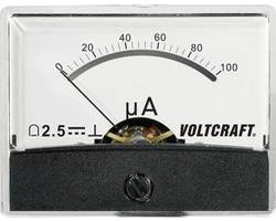 VOLTCRAFT AM-60X46/100µA/DC AM-60X46/100µA/DC Inbouwmeter AM-60X46/100µA/DC 100 µA Draaispoel