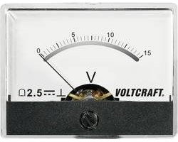 VOLTCRAFT AM-60X46/15V/DC AM-60X46/15V/DC Inbouwmeter AM-60X46/15 V/DC 15 V Draaispoel