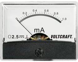 VOLTCRAFT AM-60X46/1MA/DC AM-60X46/1MA/DC Inbouwmeter AM-60X46/1 mA/DC 1 mA Draaispoel