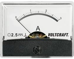 VOLTCRAFT AM-60X46/3A/DC AM-60X46/3A/DC Inbouwmeter AM-60X46/3 A/DC 3 A Draaispoel