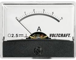 VOLTCRAFT AM-60X46/5A/DC AM-60X46/5A/DC Inbouwmeter AM-60X46/5A/DC 5 A Draaispoel