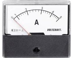 VOLTCRAFT AM-70X60/5A AM-70X60/5A Inbouwmeter AM-70X60/5 A 5 A Weekijzer