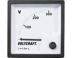 VOLTCRAFT AM-72x72/300V AM-72x72/300V Analoge inbouwmeter AM-72x72/300 V 300 V Draaispoel