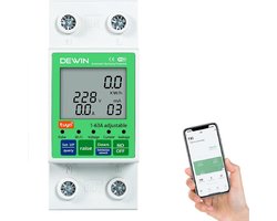 Wifi Slimme Energiemeter met Overspannings- en Onderspanningsbeveiliging
