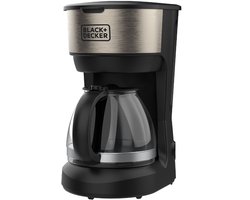 6 kopjes filterkoffiezetapparaat 600w zwart - black+decker - BXCO600E