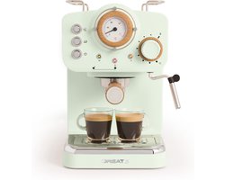 CREATE - Espresso-koffiezetapparaat - Pastelgroen - THERA RETRO